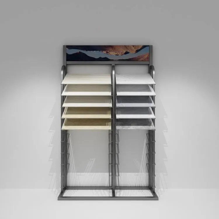 O que torna um rack de exibição de amostras de pedra de piso essencial para showrooms modernos?