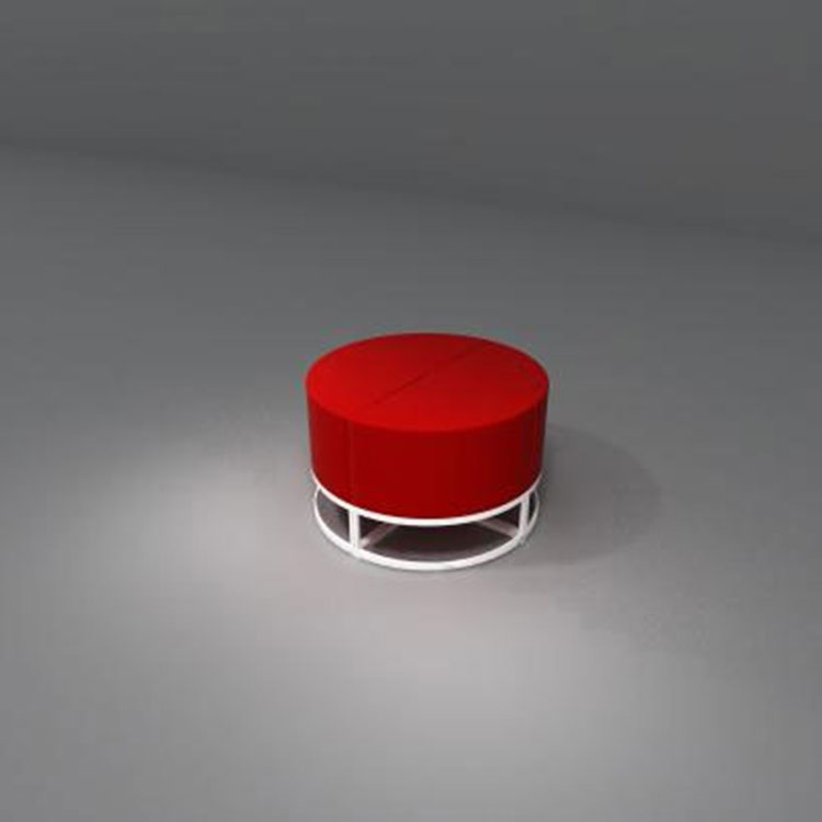 banqueta estofada com armazenamento